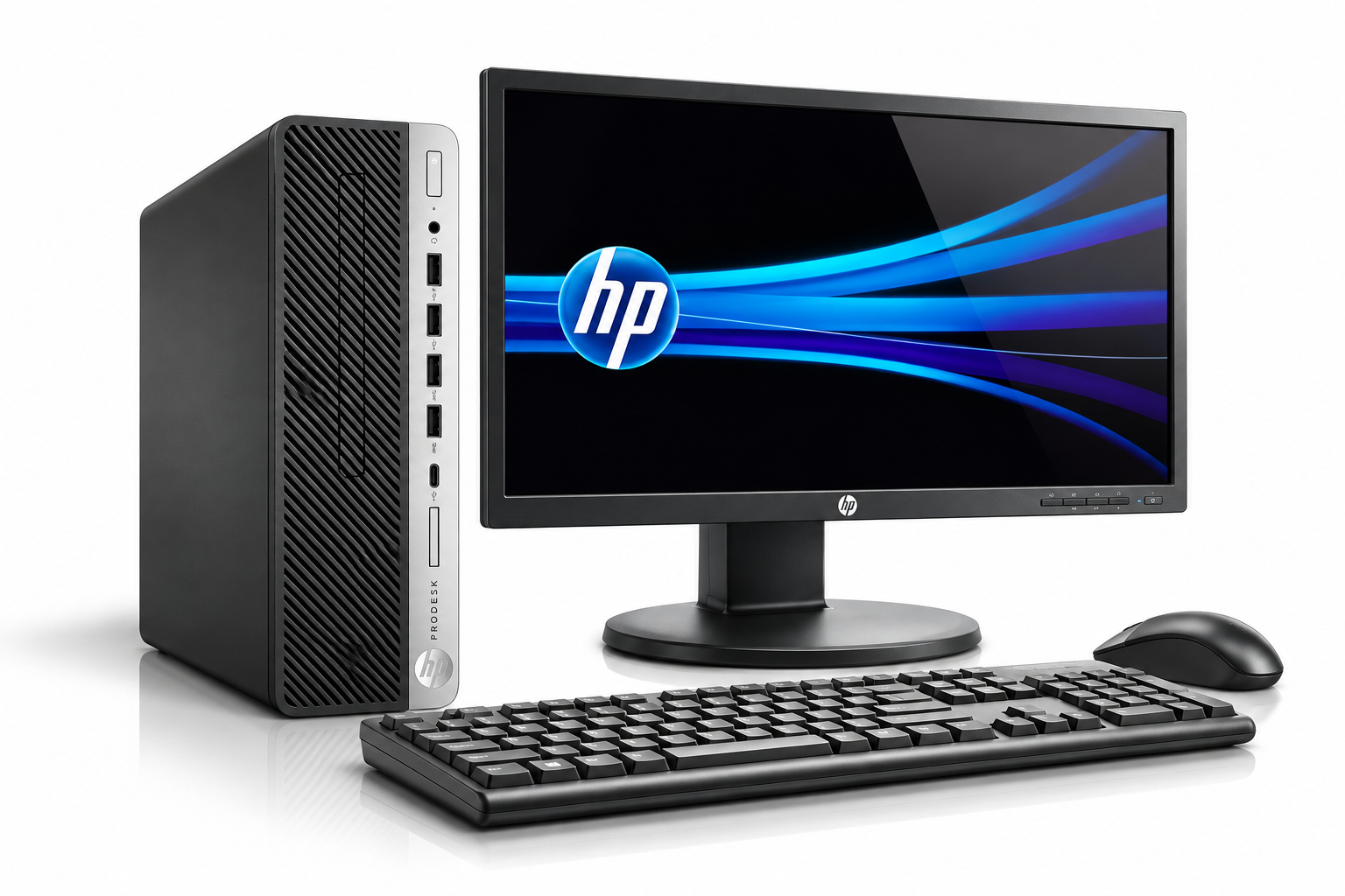 Počítač HP ProDesk 600 G3 SFF i5, 8GB, 250GB SSD + 24" LCD + myš + klávesnica
