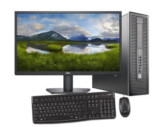 HP EliteDesk 800 G1 - Intel i5, 8GB RAM, 160 GB HDD + 22" LCD + myš + klávesnica